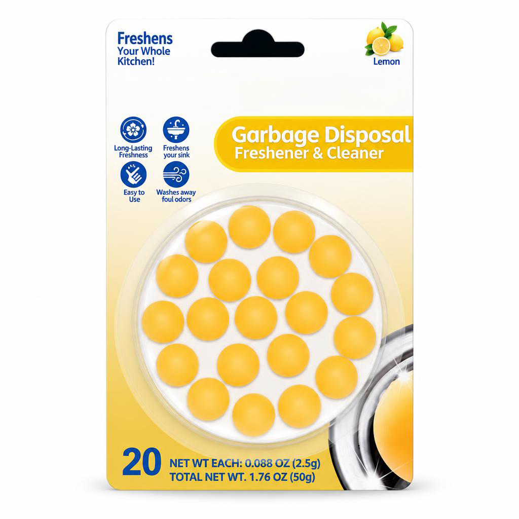 Garbage Disposal Cleaner Drops – 20 Count
