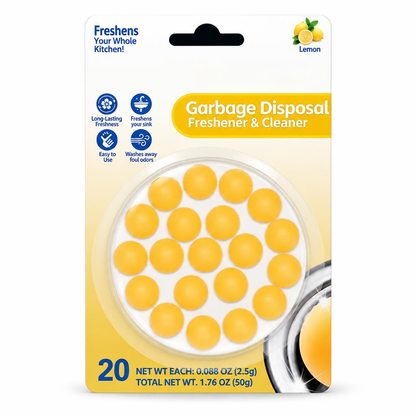 Garbage Disposal Cleaner Drops – 20 Count