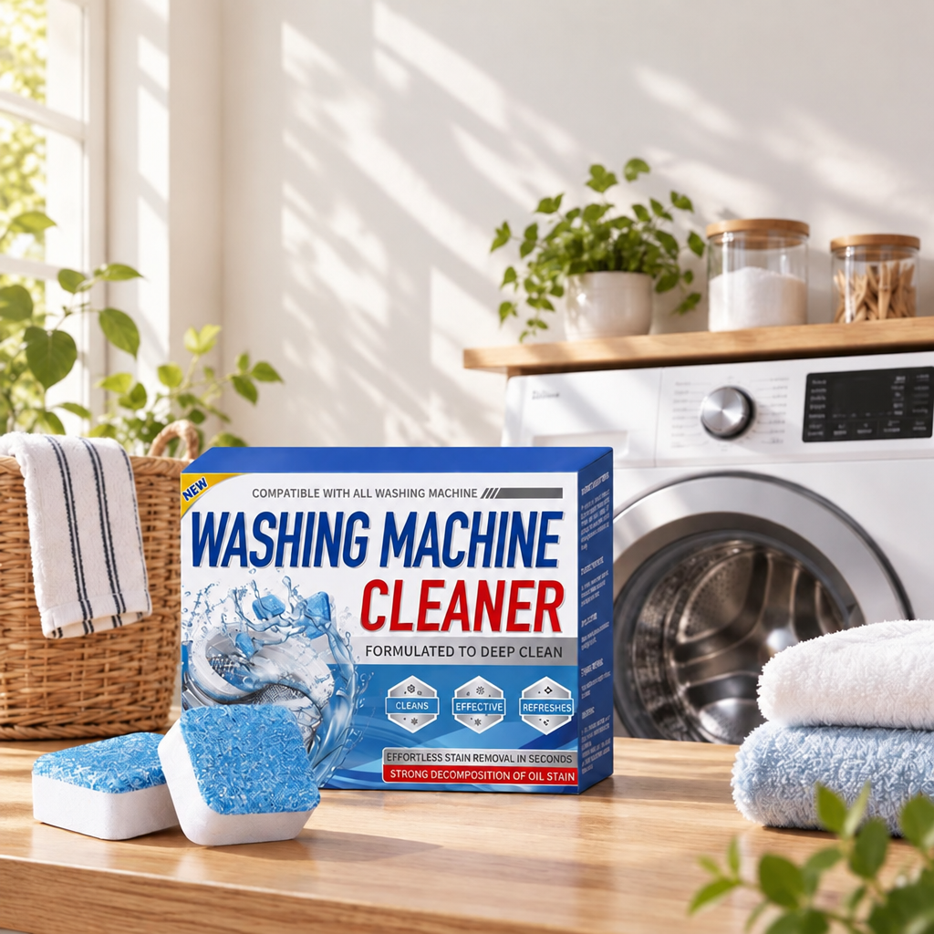 Washing Machine Cleaning Tablets – 12 Count