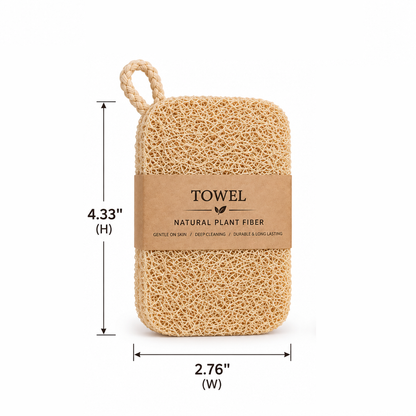 Loofah Dish Scrubber with Hanging Loop
