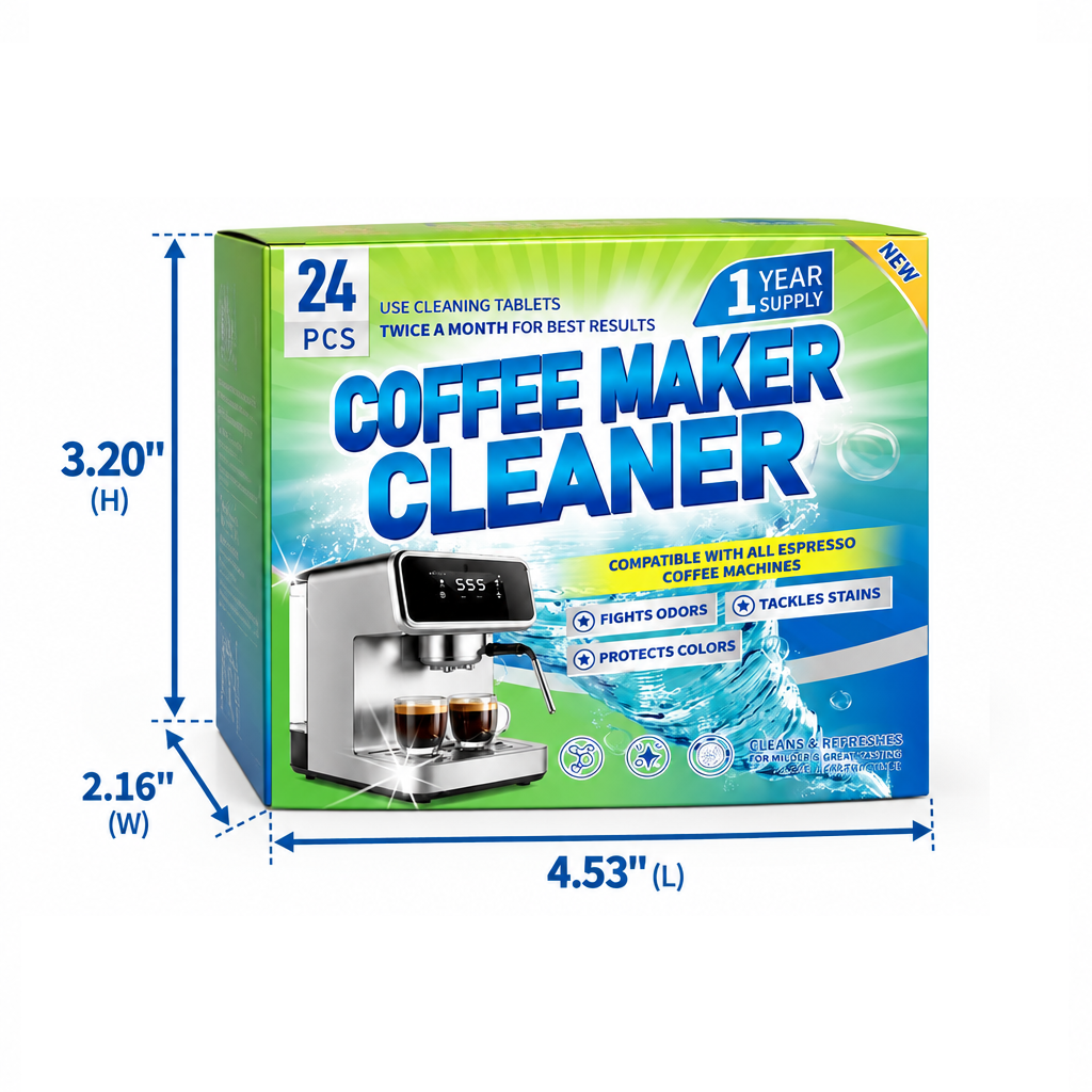Coffee Machine Cleaning Tablets – 24 Count